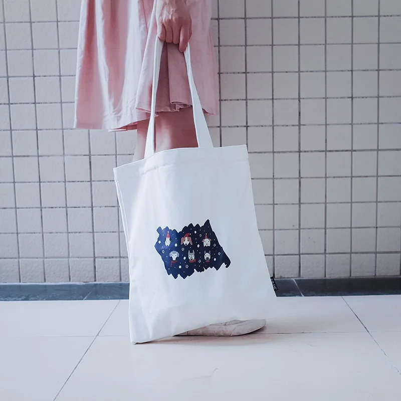 NJ магазин сумки женская сумка много милых щенков узор большой объем модная мечта