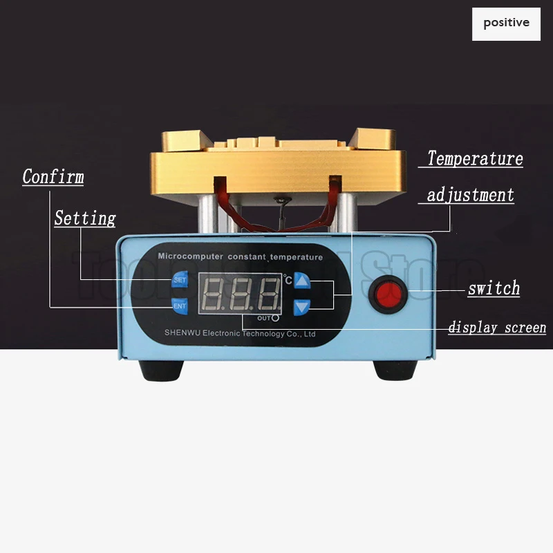 S918XM задняя крышка отдельный MachineFor iPhone X 8G 8 P сломанной экран стекло Remover с 4 шт. формы