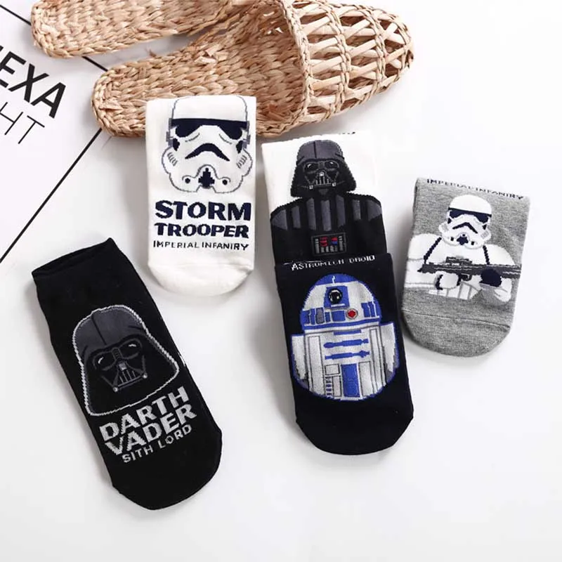 2019 новый высокого качества в стиле Harajuku Star Wars мужчин женские хлопковые носки