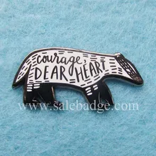 Пользовательские формы животных металл дизайн логотипа значок