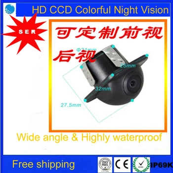 

Factory Price HD CCD Car Rearview Camera Waterproof night vision Wide Angle Luxur car rear view camera reversing Backup Camera