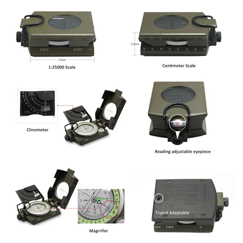 Professional-compass-Military-Army-Geology-Compass-Sighting-Luminous-Compass-with-moonlight-for-Outdoor-Hiking-Camping-Hot