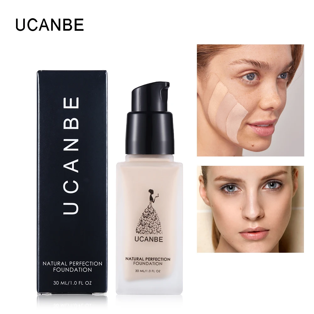 

UCANBE Base Foundation Makeup Liquid Face Primer Full Cover Invisible Waterproof BB Cream Natural Moisturizing Concealer Make Up