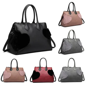 

Miss Lulu Women Leather Handbags and Purses Ladies Designer Crossbody Shoulder Bags Top-handle Bag Autumn Winter Tote YD6828