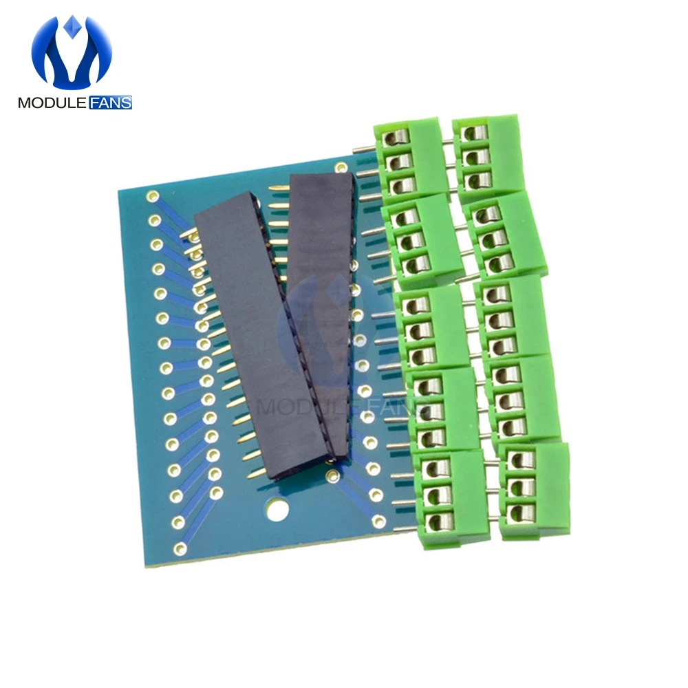Плата расширения клемм адаптер DIY Kit для Arduino NANO контроллер V1.0 IO Diy электронная
