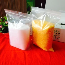 1000 шт. 17*25 см белая кость PE прозрачные пластиковые пакеты зиплок ясно, путешествия мешок для украшения подарков чехол аксессуары сумки