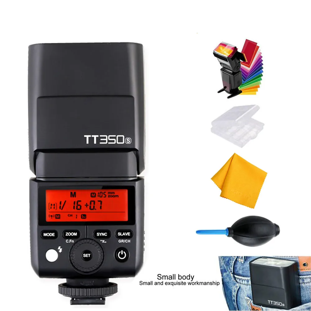 Мини-вспышка TT350S TT350N TT350C TT350O TT350F для камеры Canon Nikon Sony Fujifilm Olympus | Электроника