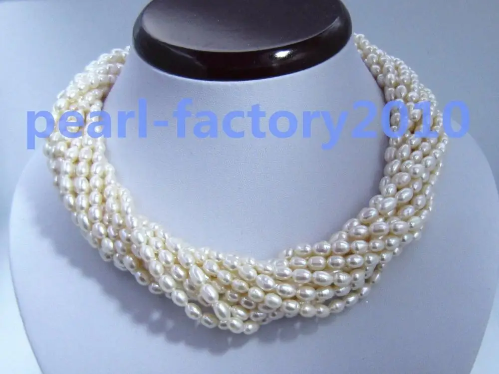 

19" 12 layer SOUTH SEA NATURAL White PEARL NECKLACE (0926)