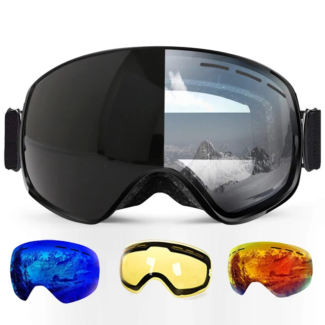 Ski Goggles Photochromic Clear Skiing glasses Airsoft UV Protection