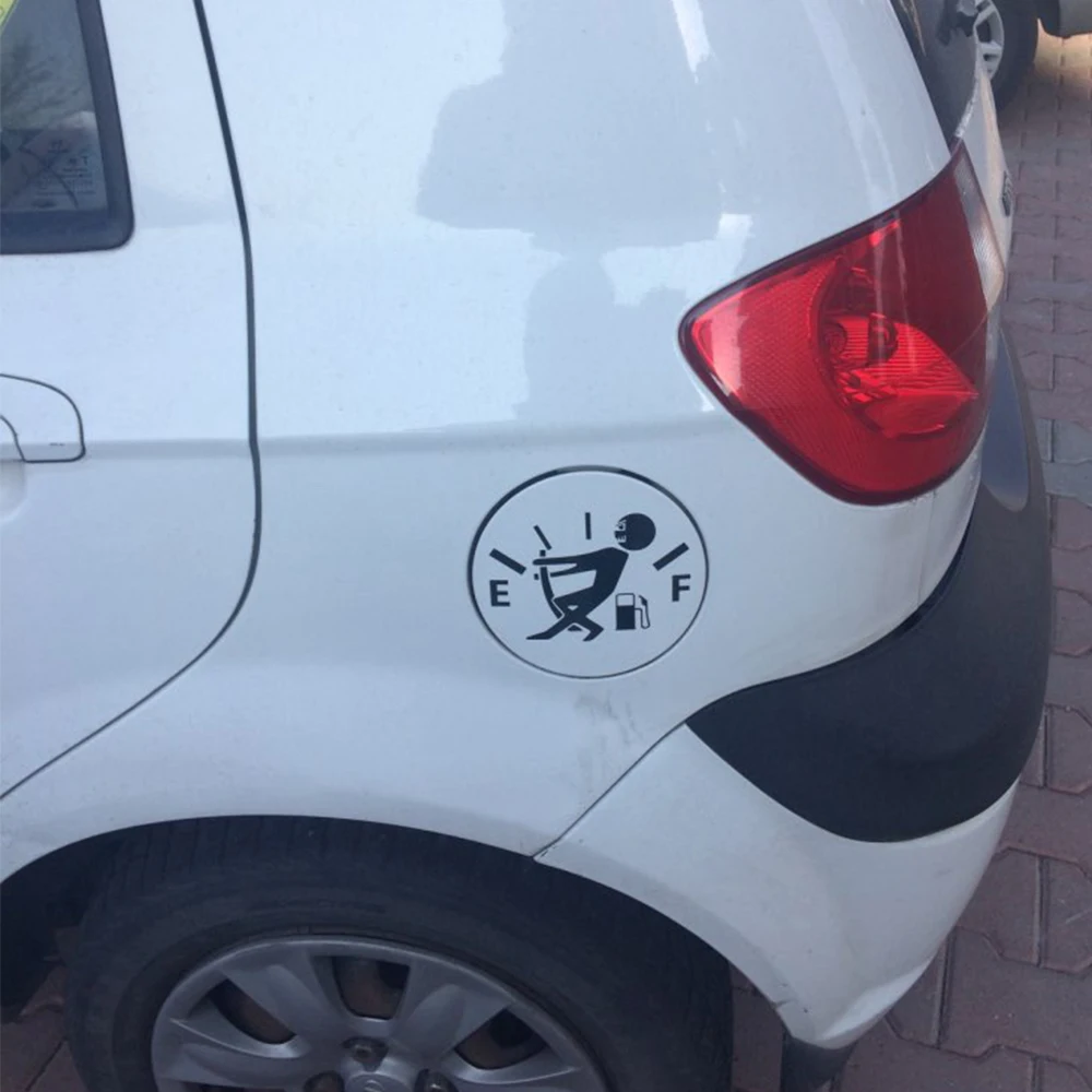 Self Adhesive Car Sticker Fuel Gage Empty Stickers High Gas Consumption