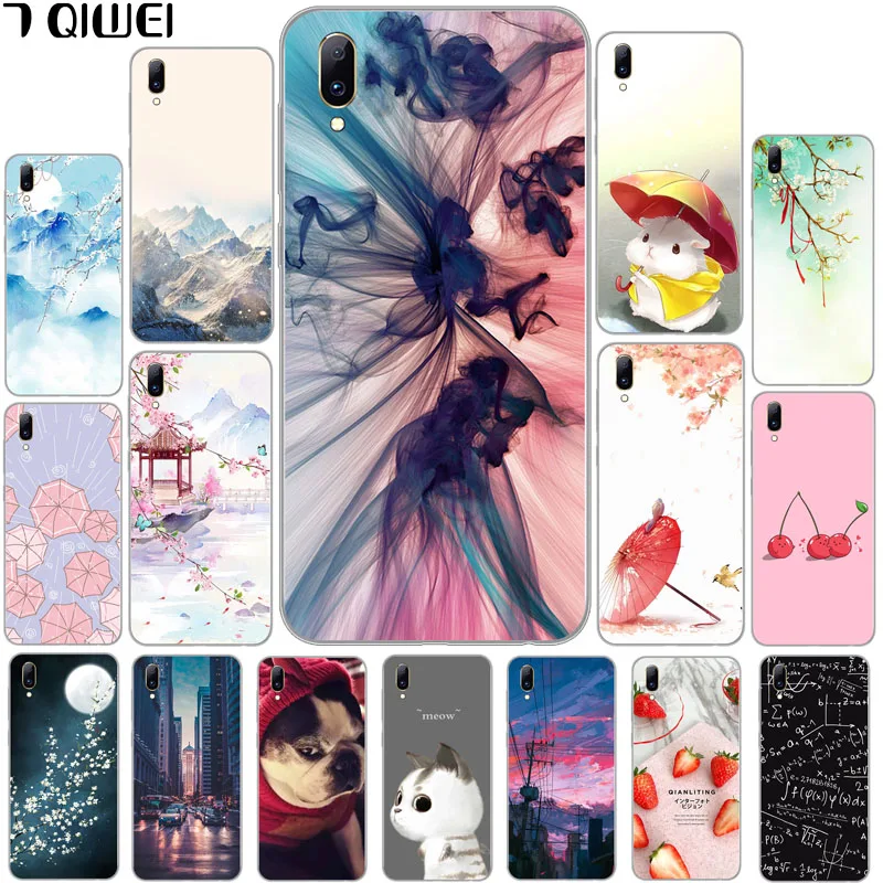 

VIVOV11 Coque For VIVO V11 Case V11Pro Cover Silicone Soft TPU Back Cover For VIVO V11 / V11 Pro Case V 11 Print Thin 6.41''