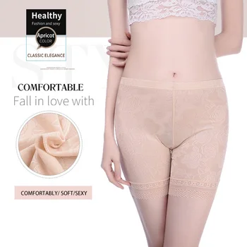 

Innsly safety shorts women plus size summer breathable safety shorts sexy lace safety panties heavy waist fashion safety briefs