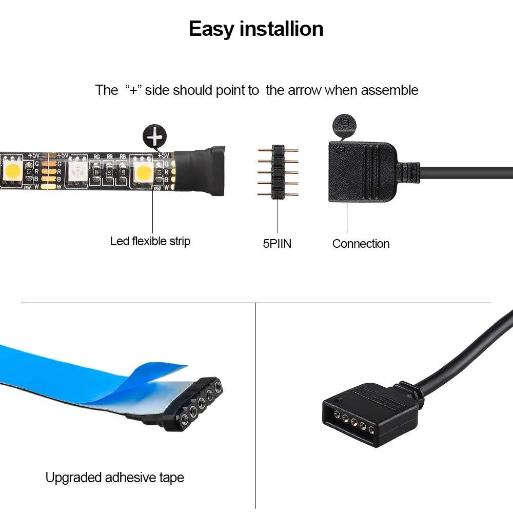 Rgbw Светодиодная лента rgb лента usb 5v ТВ ПОДСВЕТКА освещение rgbww гибкий неоновый для велосипедов pc Автомобильная водонепроницаемая лента smd 5050 рубиновые огни