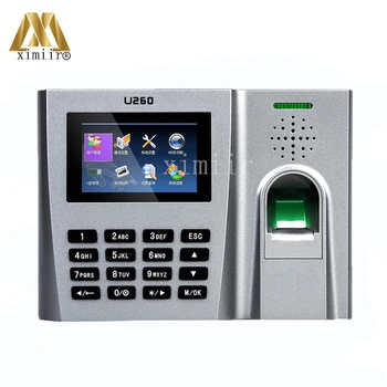 

Linux System Webserver Color Screen U260 Biometric Fingerprint Time Clock Time Attendance Terminal Employee Recording Attendance