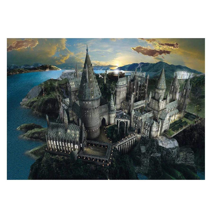 5D DIY Diamond embroidery Harry Potter Castle diamond painting Cross
