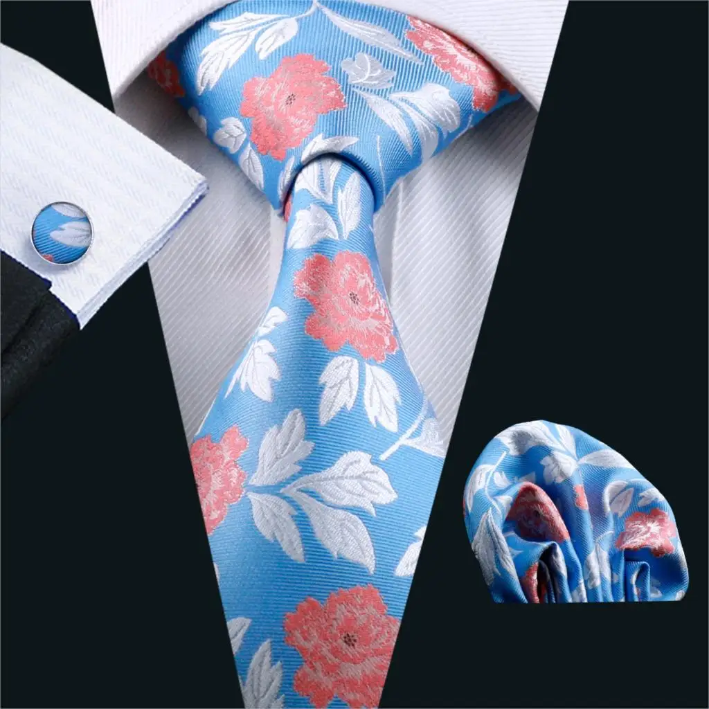 mens silk floral ties