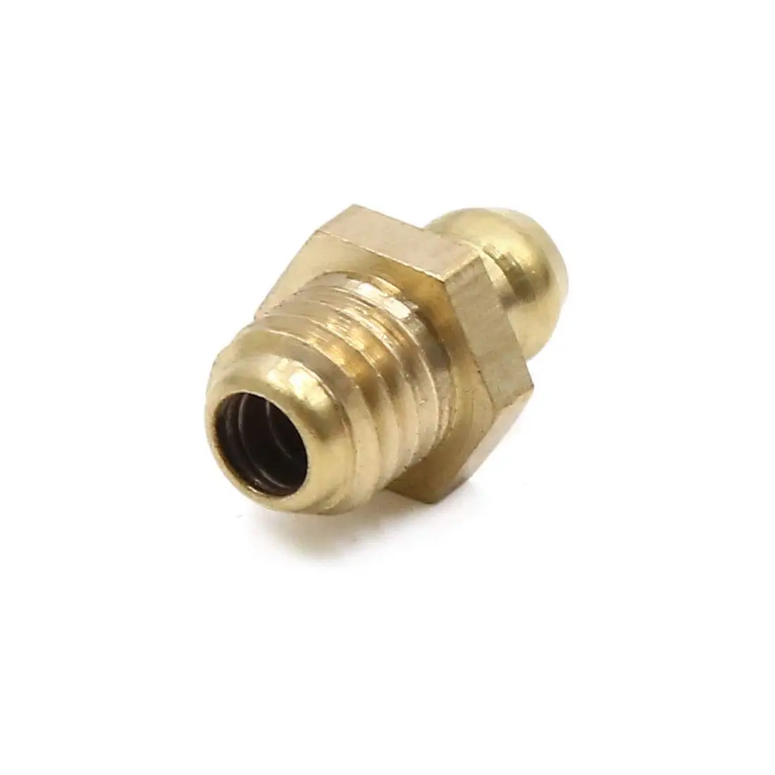 uxcell 20Pcs M8 x 1 Thread Brass Straight Grease Zerk Nipple Fitting for Car Vehicle