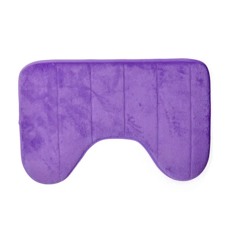 1 шт. 40*60 см Paillasson Exterieur хлопок U образный коврики для ванной коврики противоскользящие домашние Ванная комната ковры и коврики для дома, Гостиная* 0922 - Цвет: Purple