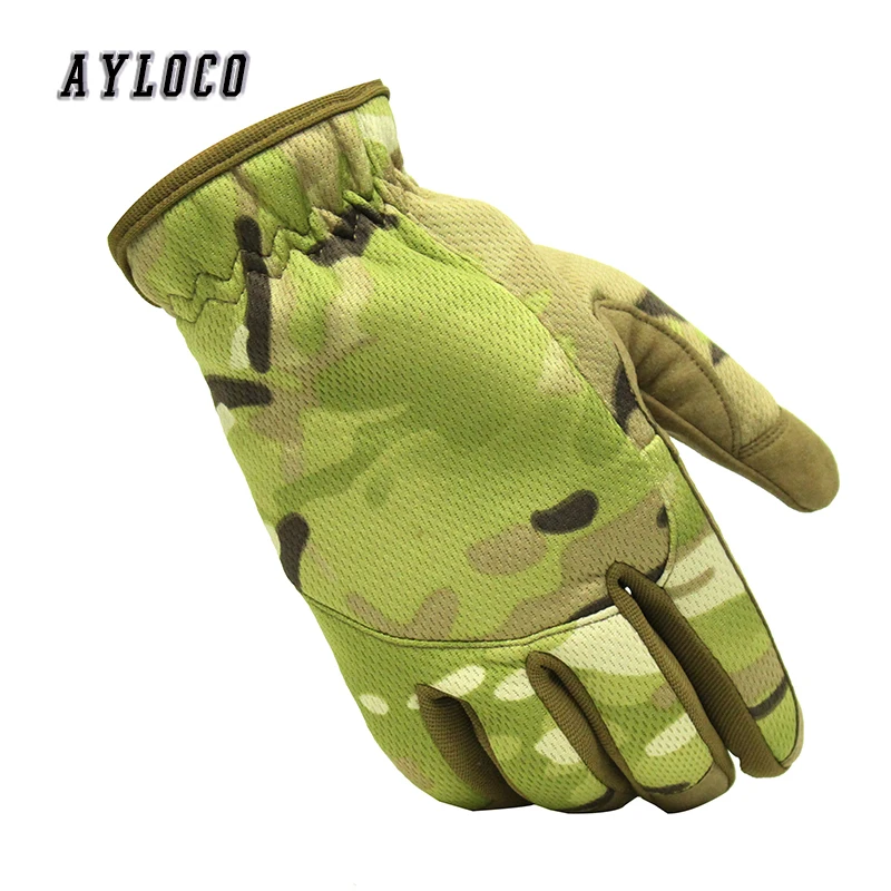 

Mens Winter Gloves Therm With Anti-Slip Elastic Cuff, Thermal Soft Lining tactical gloves military warm gloves guantes hombre