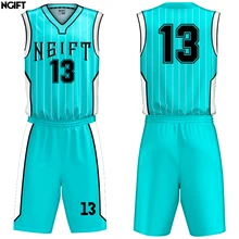 Ngift на заказ мужчины/женщины дети баскетбольные майки колледжа дизайн на заказ Unfiroms спортивная одежда