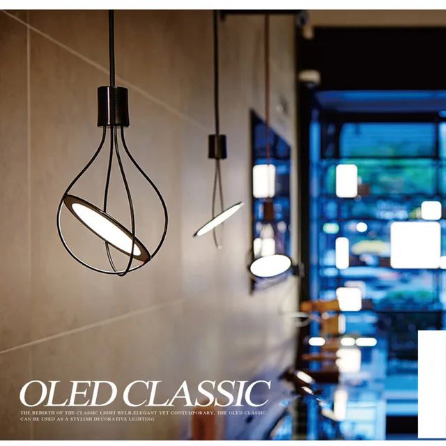 Modern Creative Restaurant Oled Pendant Light Livingroom Study Modern Creative Restaurant Oled Pendant Light Livingroom Study Bedroom Cafe Bar Decoration Lamp 360 Degree