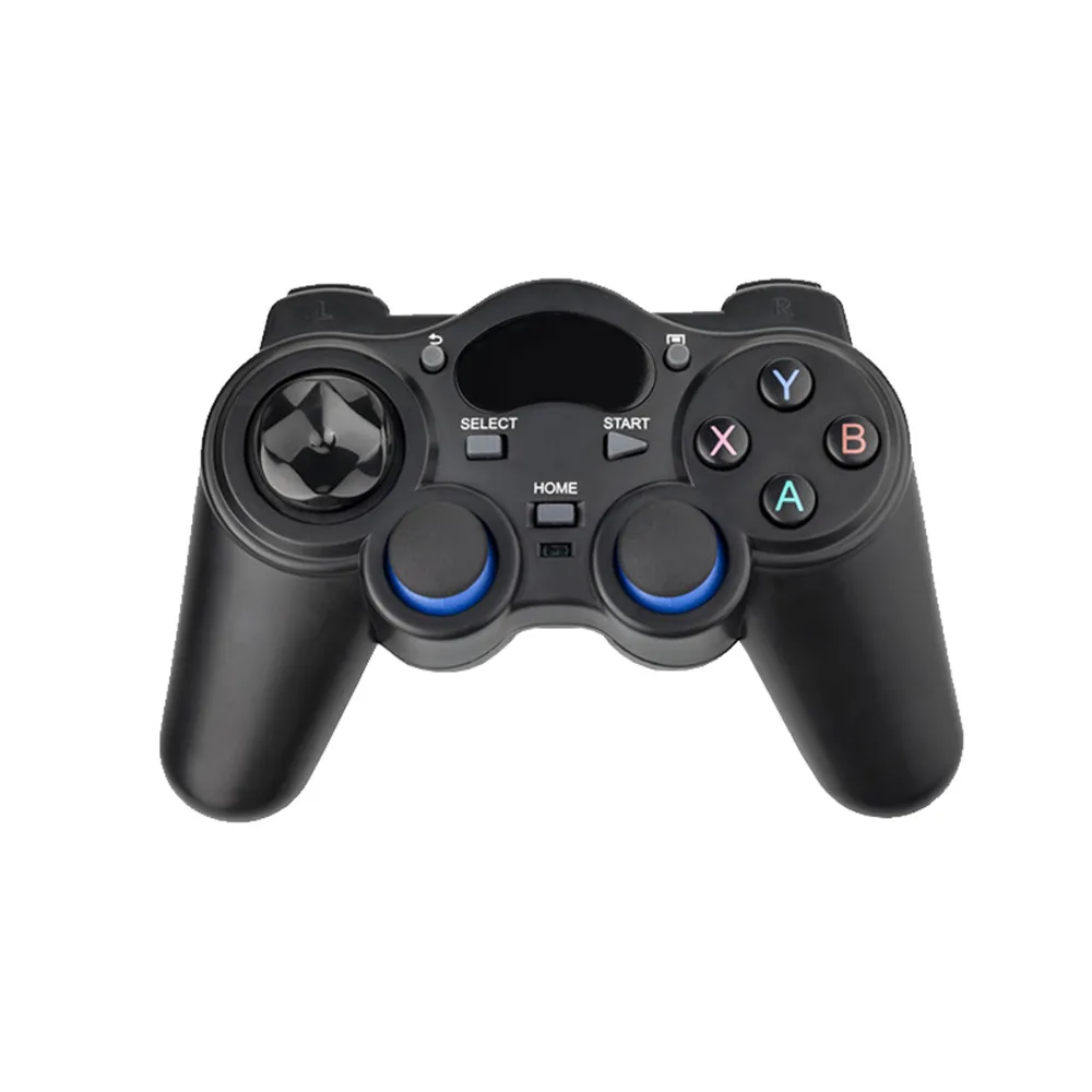 Игровой контроллер/черный беспроводной геймпад с USB и Bluetooth компьютерный джойстик для мобильного телефона - Цвет: Черный