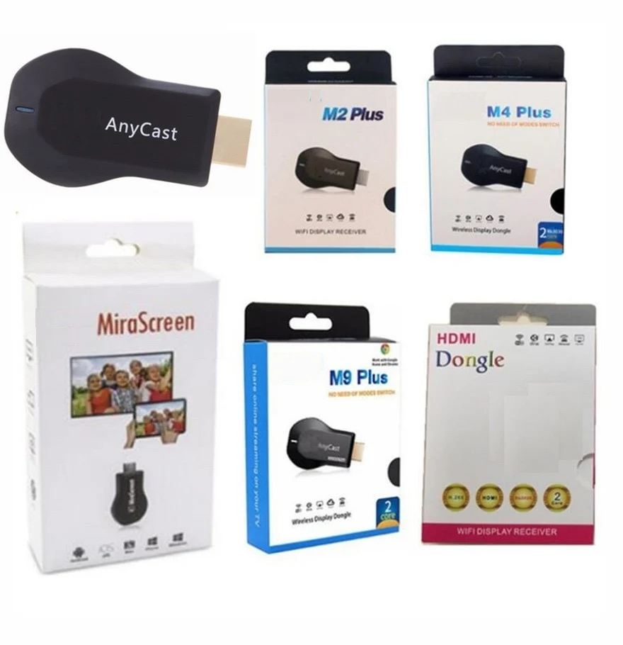 50 компл mirascreen M9 плюс M2 M4 плюс M100 ezcast miracast Air Play hdmi 1080 p tv stick Wi-Fi Дисплей приемник