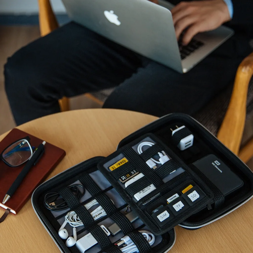 BAGSMART Travel Electronic Organizer Bag New Hard EVA Case Shockproof External DVD Drives Carrying Bag BAGSMART Travel Electronic Organizer Bag New Hard EVA Case Shockproof External DVD Drives Carrying Bag