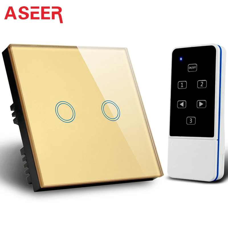 Aseer Uk Model Home Electronic Touch Wireless Light Switch