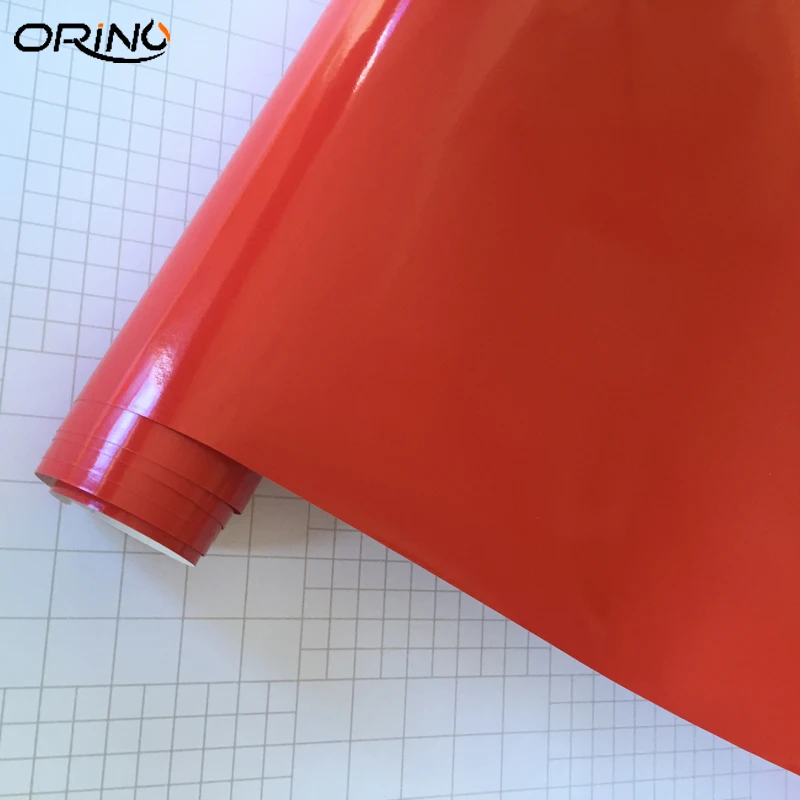 Red Glossy Vinyl Film Wrap-2