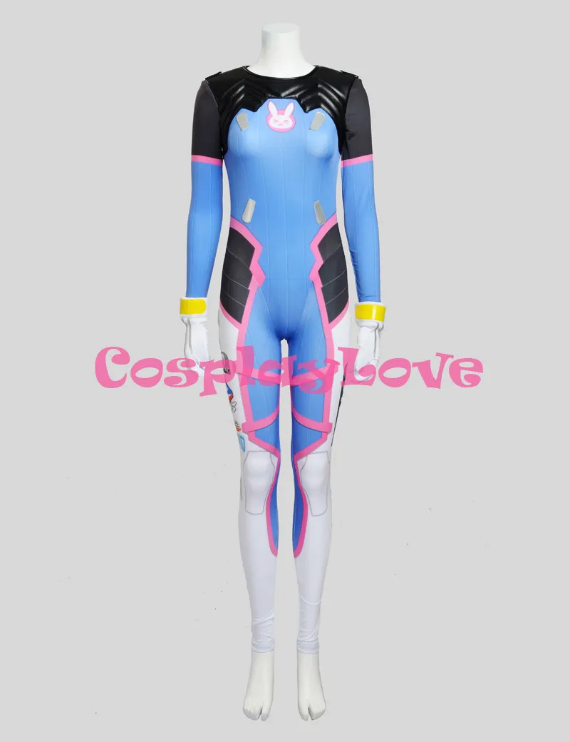 Игра D. VA костюм женский/девушки/Леди Хэллоуин Косплей d. va Zentai Catsuit на заказ спандекс цифровая печать D VA боди