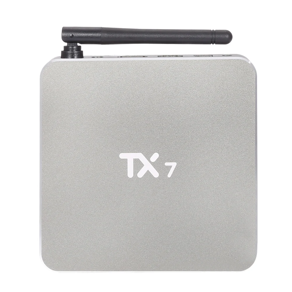 

TX7 Android 7.1 with Amlogic S905X Quad Core Dual WiFi 2.4GHz + 5GHz Band Bluetooth 4.1 Mini PC TV Box