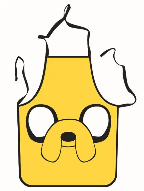 

Funny Aprons Adventure Time Children Cartoon Kitchen Apron Dinner Party Cooking Apron Cozinha Tablier Cuisine Pinafore Adult