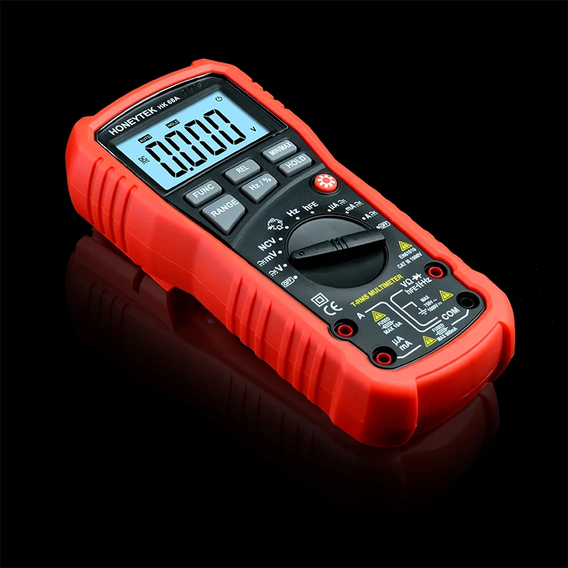 HK68A Multimeter Meter Current ACDC Voltage Resistance Capacitance Frequency Temperature Tester Detection (17)