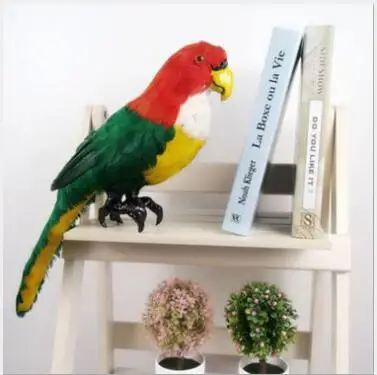 

WYZHY Simulation parrot feather handmade products home hanging photography props ornaments 45CMx22CMx12CM