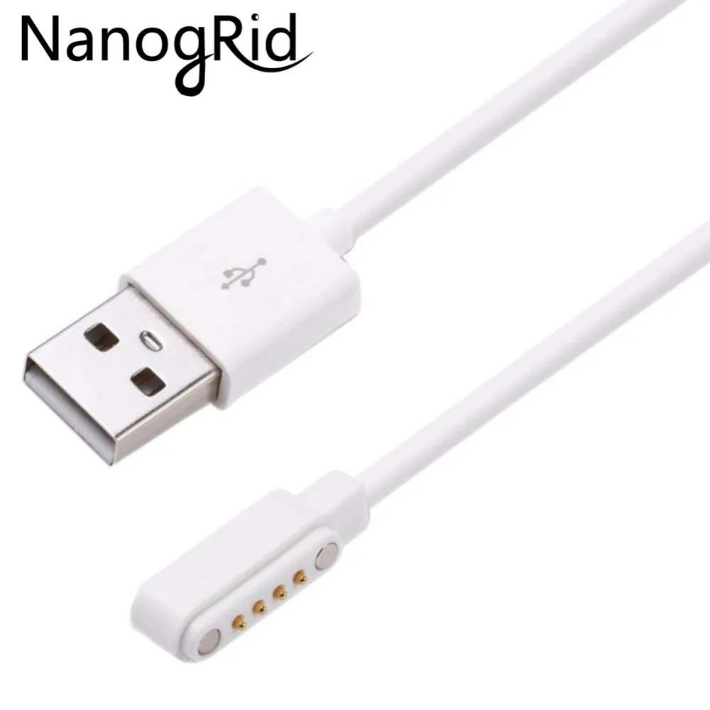 

USB Charging for Smart Watch K88h KW88 KW18 G3 GT88 Y3 GT68 KW08 KW98 Bluetooth Smart Wristwatch 4 Pins Magnetic Suction Charger