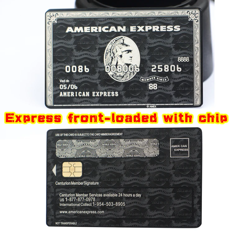 Free Shipping American Express Centurion Card Made By Metal Customized It