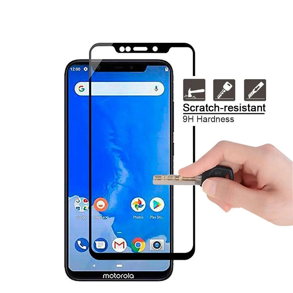 0 3 мм 2.5D полный экран 9H закаленное стекло для Motorola One power P30 Note Moto Play защитная