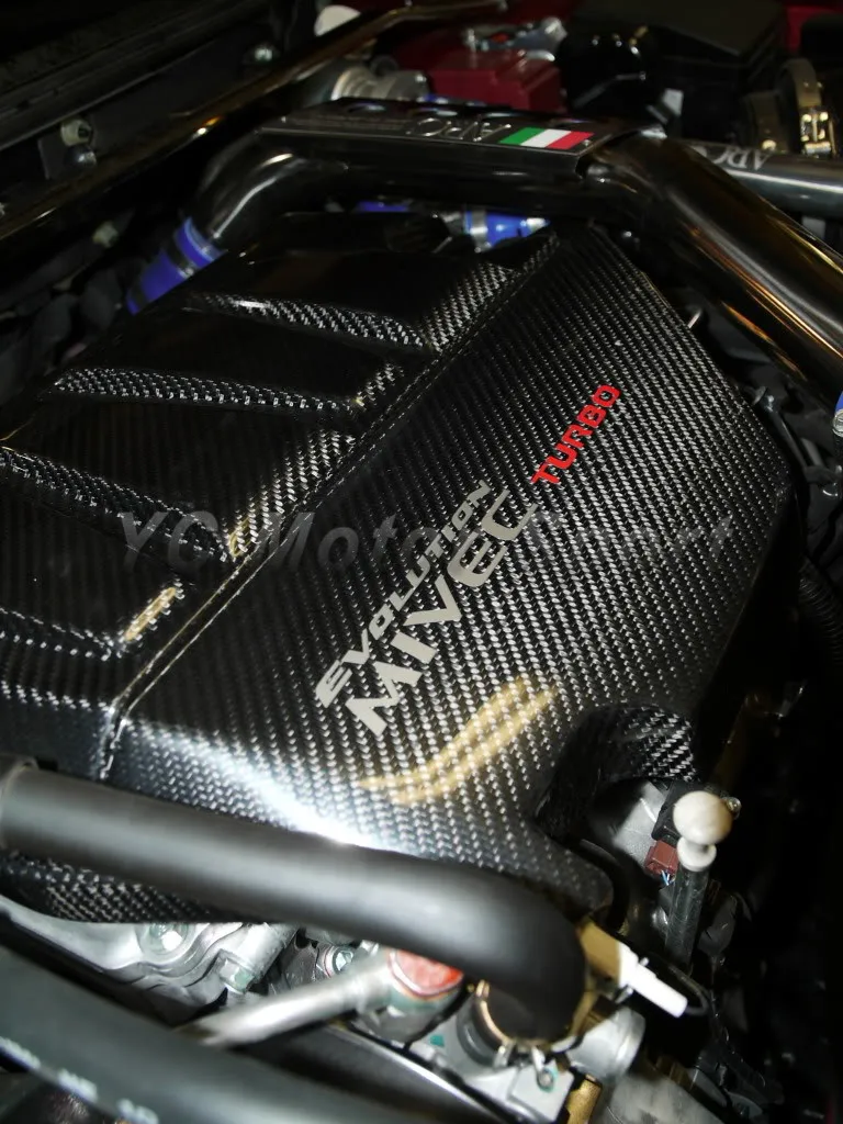 2008-2012 Mitsubishi Lancer Evolution EVO X Engine Cover CF (6)