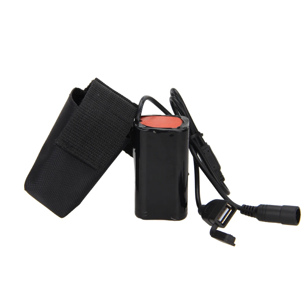 Best Dual Interface Bike Light Power Supply 8.4 V 6400 mAh 4x 18650 Recharageable Battery Pack for Bicycle Lamp 6 Best Dual Interface Bike Light Power Supply 8.4 V 6400 mAh 4x 18650 Recharageable Battery Pack for Bicycle Lamp 6