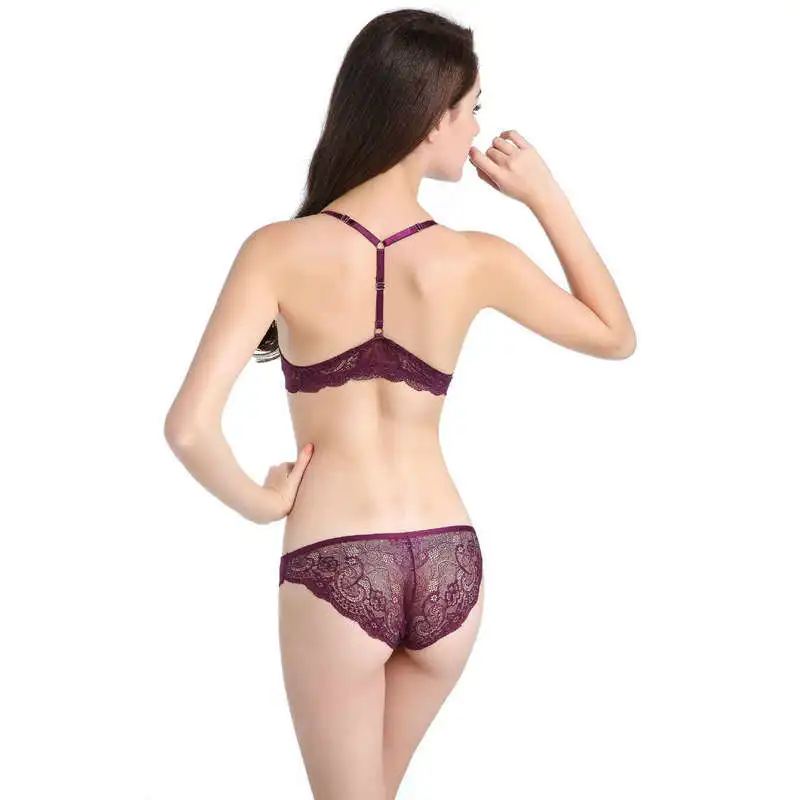 Hot Sale 6 Color Sexy Elegant Bra and Panty Set Women Bras Underwear Lady push up bra Lingeries bra sets brief set lingerie set