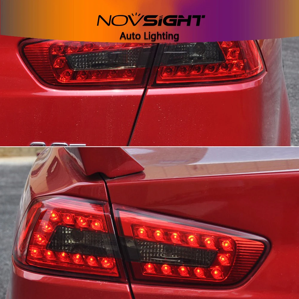 NOVSIGHT 2 шт. авто освещение проектор фары DRL противотуманная фара автомобильная лампа для Mitsubishi Lancer EX 2009- Автомобильный свет