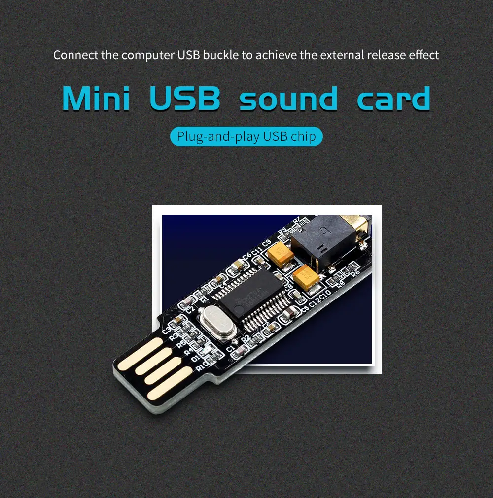 VHM-305 PCM2704 Mini USB аудио DAC декодер плата драйвер модуль для портативных ПК hifi усилитель A7-018