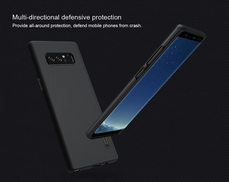 For Samsung Galaxy Note 8 Case NILLKIN Frosted Case For Galaxy Note 8 Note8 Hard Plastic Back Cover With Gift Screen Protector (7)