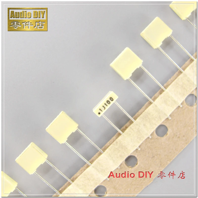 10 шт./50 шт. AV R82 0 1 мкФ 100В 100V0.1uF 5% MKT медная пленка конденсатор 100nF 100V100nF 104 100V104 |