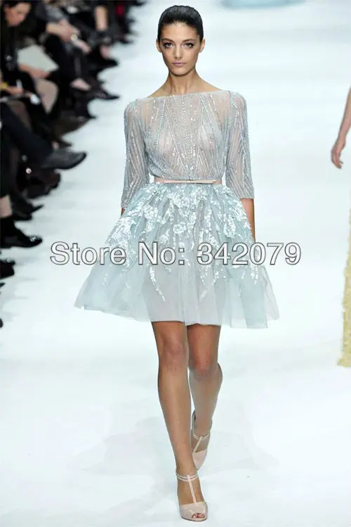 Elie Saab Short Prom Dresses