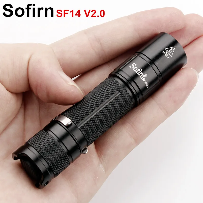 Sofirn Новый SF14 V2.0 Мини светодиодный вспышка светильник AA 14500 Cree XPG2 550lm EDC Карманный
