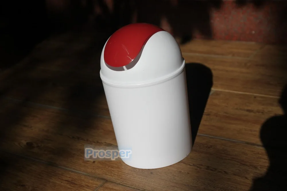 Envío gratis balde plástico columpio bote de basura cubo de basura de