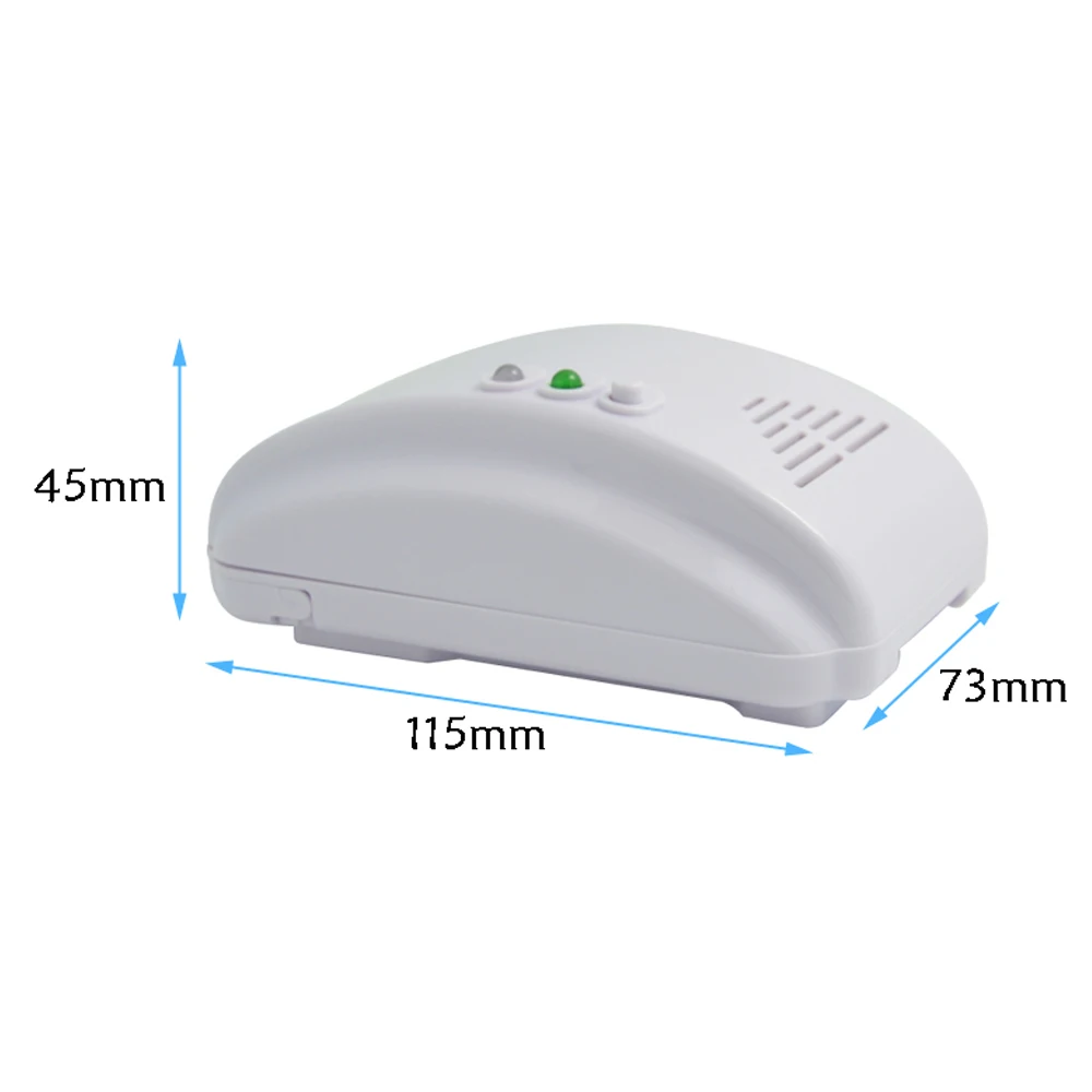 Home security alarm wired wall mounted natural gas detector fire alarm LPG gas sensor CH4 leak Kitchen combustible gas alarm