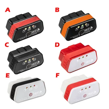 

WIFI pattern KW901 model OBD2 ELM327 car code reader scan tool diagnostic tester for android and ios system cell phone